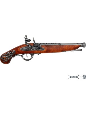 Denix England 18TH Flintlock Pistol Koleksiyon Obje 37CM