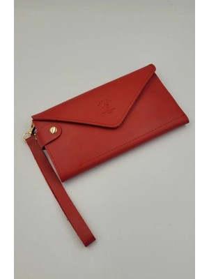 David Polo Telefon ve Bozuk Para Bölmeli Zarf Model Zarif Kadın Cüzdanı