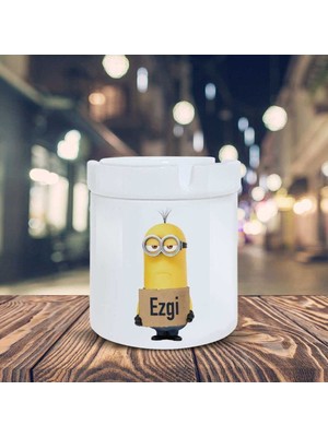 Minion Küllük - Kişiye Özel Isim Baskılı Hediyelik Kül Tablası