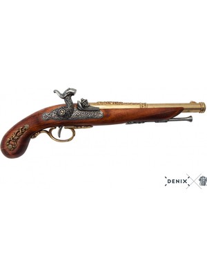 Denix France 1832 Percussion Pistol Koleksiyon Obje 37CM
