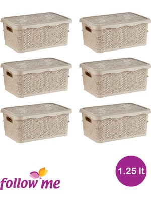 Follow Me Nakış Çok Amaçlı Kutu 1.25LT (6 Adet)