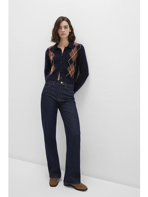 Mavi Victoria Pamuklu Wide Leg Yüksek Bel Geniş Paça Jeans Bayan Kot Pantolon 101072