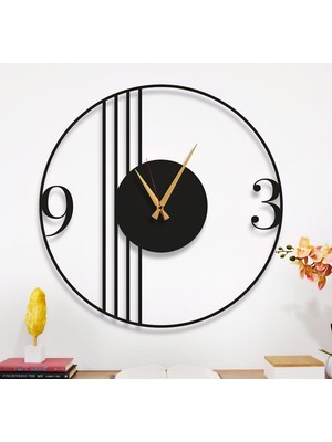 Voome Design Metal Duvar Saati - Dekoratif Ev & Ofis Dekoru