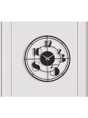 Voome Design Metal Duvar Saati - Dekoratif Ev & Ofis Dekoru
