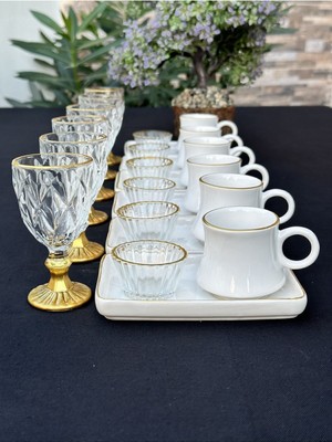 Hediye Köşkü 24PARÇA Kahve Sunum Seti