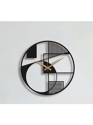 Voome Design Metal Duvar Saati - Dekoratif Ev & Ofis Dekoru
