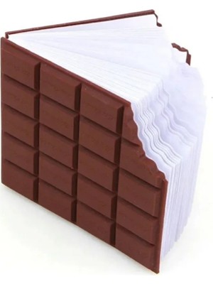 Ebuu Concept Çikolata Şeklinde Defter – Tasarım Not Defteri, Kawaii Ajanda, Eğlenceli Hediye, Spiral Kapaklı Notluk