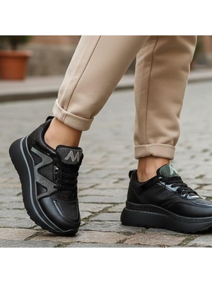 Ispartalılar 4855 Ortopedik Taban Günlük Kadın Ayakkabı Spor Klasik Kadın Ayakkabı Sneakers