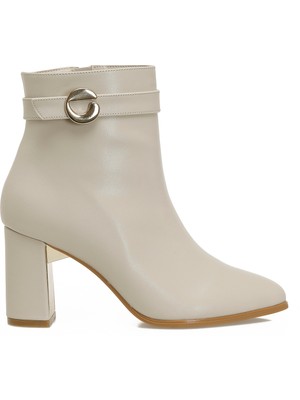 İnci Inci Incı Mars Pr Bej Kadın Topuklu Bot