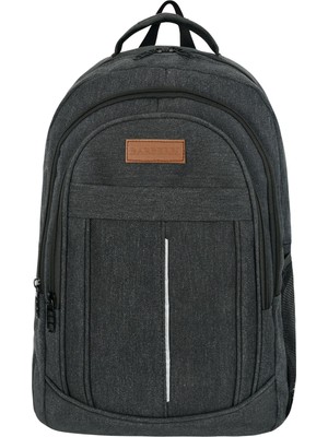 Stumbanng Çok Amaçlı Laptop Dizüstü Bilgisayar Bölmeli Sırt Çantası Siyah