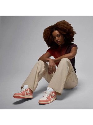 Nike Air Jordan 1 Low Kadın Pembe Beyaz Sneaker Ayakkabı - DC0774