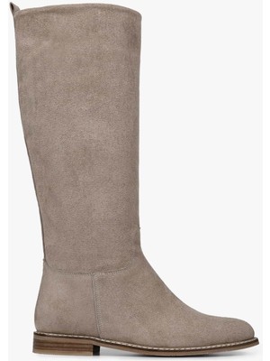 Shoeberry Kadın Lace Vizon Süet Binici Çizme