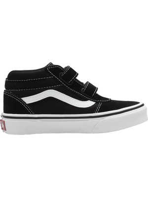 Vans Yt Ward Mid V Unisex Çocuk Siyah Günlük Ayakkabı