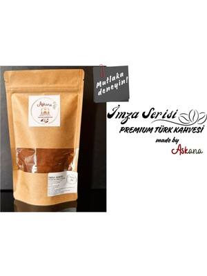 Aşkana İmza Serisi Özel Kavrum Premium Türk Kahvesi 175 g – Taze Öğütülmüş, Yüksek Köpüklü