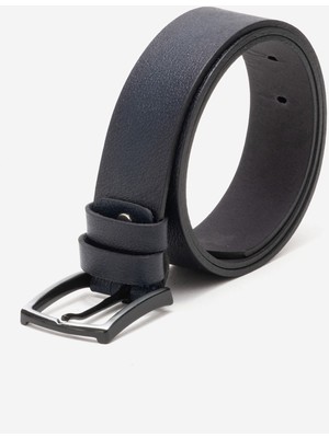 Dericlub Hakiki Deri 4cm Erkek Spor Kemer 513 Lacivert