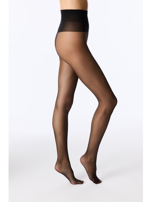 Penti Siyah Premier All Day 20 Külotlu Çorap
