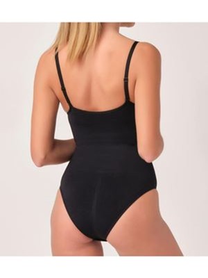 Venüs Shopping Siyah Kancalı Dikişsiz Korse - 755