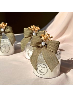 Ninastore She's Tying The Knot Tote Çanta: Fiyonklu Pamuklu Kanvas