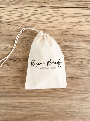 Ninastore Kişiselleştirilmiş Hangover Kit Çantası - Muslin Bekarlığa Veda Partisi Hediyesi