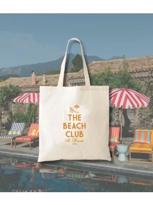 Ninastore Beach Club Pamuklu Tote - Kişiselleştirilmiş Bekarlığa Veda Partisi Hediyesi