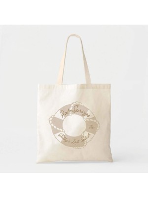 Ninastore Denizci Şamandırası Tote Çanta - Pamuklu Kanvas, Özel Renk Seçenekleri