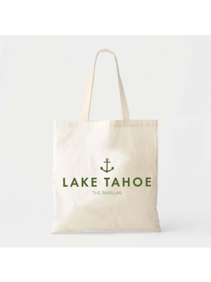 Ninastore Dağ Düğün Çantası: Lake Tahoe Pamuklu Kanvas Çanta