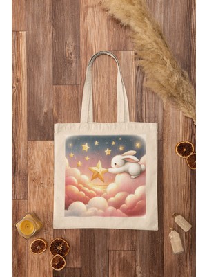 Ninastore Sınırlı Süreli Yıldızlı Tavşan Tote Çanta