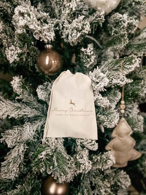 Ninastore Kişiselleştirilmiş Ren Geyiği Noel Hediye Çantası: Tatil Partisi Hediyesi