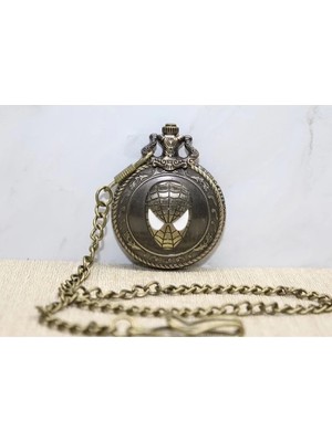 Aspata Store Spiderman Tasarımlı Köstekli Saat Model 2