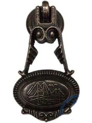 Marsilyan Dekoratif Zamak Sarkaç Küçük Kulp - 30X63MM, Eskitme, 75 Adet