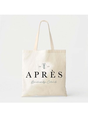 Ninastore Kayak Çantası: Kış Partisi Hediyesi (Pamuklu Kanvas, Kişiselleştirilmiş)