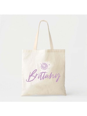 Ninastore Disco Bride Tote Çanta - Kişiselleştirilmiş Bekarlığa Veda Partisi Hediyesi