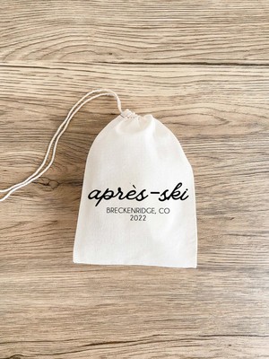 Ninastore Apres Ski Muslin Hediye Çantası: Dağda Akşamdan Kalma Kiti