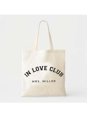 Ninastore Gelin Tote Çantası: Özel Pamuklu Kanvas - Düğün ve Gelin Partisi