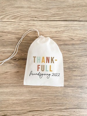 Ninastore Arkadaşlar Için Hediye Çantası, Şükran Günü Hindi Hangover Seti (Müslin, Çeşitli Boyutlar)