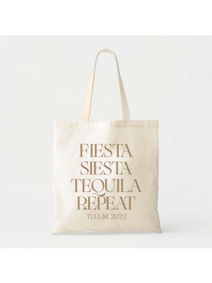 Ninastore Meksika Hoş Geldiniz Tote Çantası - Kişiselleştirilmiş Düğün Veya Plaj Partisi Hediyesi