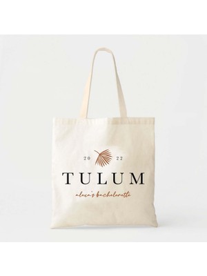 Ninastore Düğün Hoş Geldiniz Çantası: Özel Pamuklu Kanvas - Plaj Destinasyonu