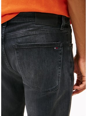 Tommy Jeans Normal Bel Siyah Erkek Denim Pantolon DM0DM224551BZ Austın Slım Tprd DI12