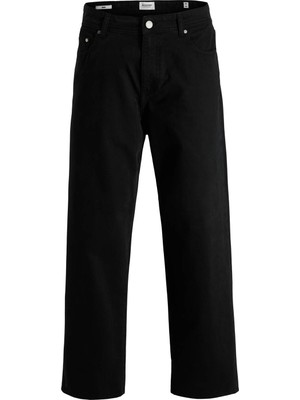 Jack & Jones Normal Bel Baggy Siyah Erkek Denim Pantolon 12270838_JPSTALEX Jjorıgınal 017 St