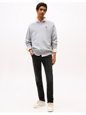 Tommy Jeans Normal Bel Siyah Erkek Denim Pantolon DM0DM218881BZ Scanton Slım AI3385