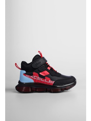 Vicco Heel Havalı Taban Erkek Okul Öncesi Siyah Bot