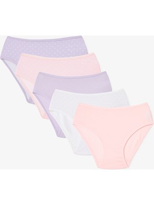 Penti Kız Çocuk Cotton Çok Renkli 5'li Slip