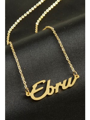 Zero Xmpdby Ebru Isimli Kolye -Sarı