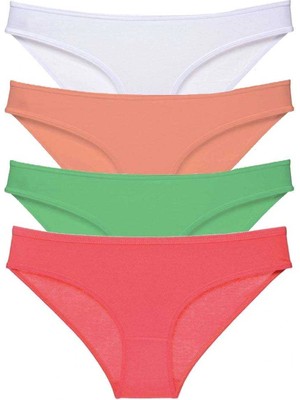 Venüs Shopping 4 Adet Süper Eko Set Likralı Kadın Slip Külot 526