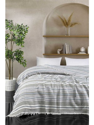 Femina Trendy Çift Kişilik Yatak Pikesi Güneş Haki 200 x 230 Cm