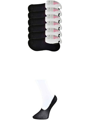 Venüs Shopping Siyah Kadın Babet Çorap 6 çift