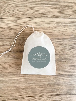 Ninastore Altitude Kit Muslin Hediye Çantası: Dağda Akşamdan Kalma, Kayak Düğünü