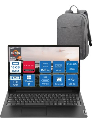 Lenovo Nb Ryzen-5 7520U 16GB 1tb SSD 0/b 15.6 W11P 82YU0123TX Dizüstü Bilgisayar