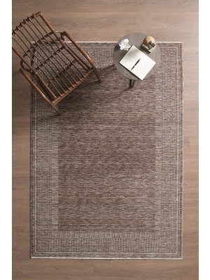 Venucci Home & Living Olivia Premium Bambu Polyester Oturma Odası Salon Yatak Odası Halısı Eskitme Vintage Halı