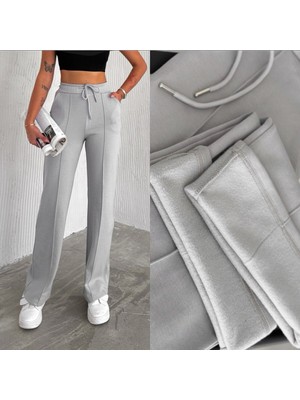 Win Moda Içi Şardonlu Modal Eşofman Altı / Women's Wınter Tracksuıt/önü Dikişli